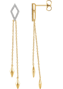 yellow_diamond-chain-earrings